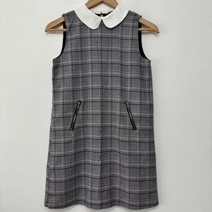 Forever 21 Girls Plaid Dress with Peter Pan Collar size XL